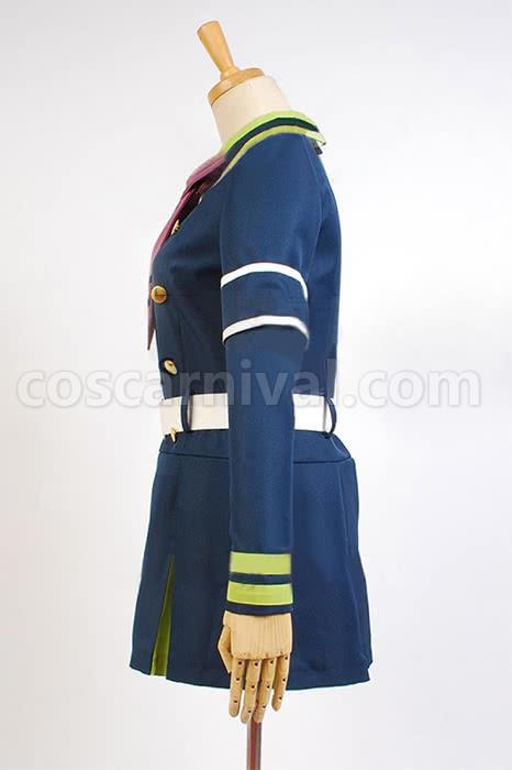 Seraph Of The End Shinoa Hiragi 유니폼 드레스 코스프레 의상 coscarnival