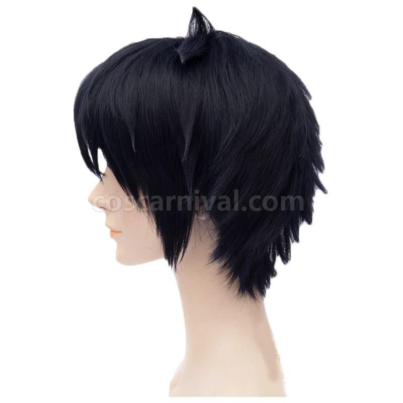 seraph of the end yuichiro hyakuya black short wig cosplay costumes