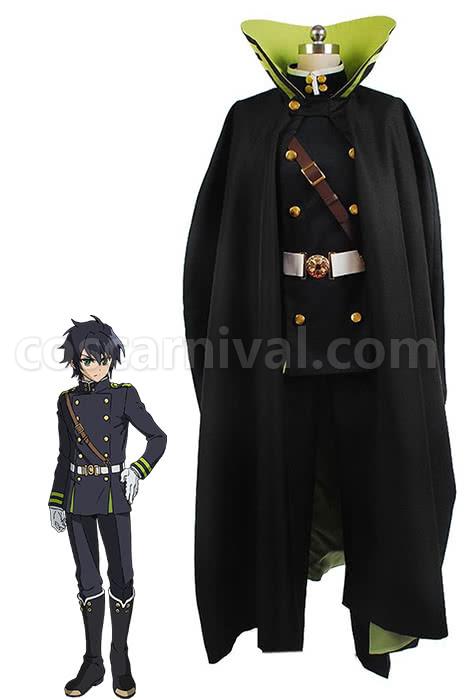 Seraph of the End Yuichiro Hyakuya Uniform Outfit Cosplay Costume coscarnival