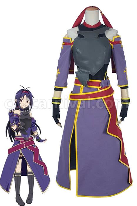 Sword Art Online Alfheim Online ALO Yuuki Konno Cosplay Costume coscarnival