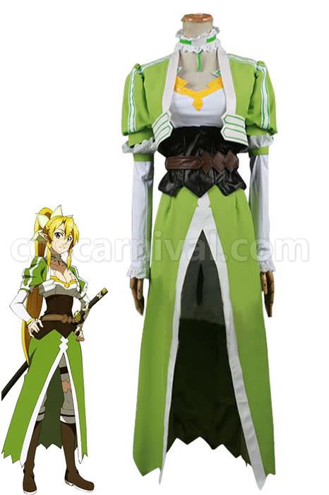 Sword Art Online Kirigaya Suguha Female Cosplay Costume coscarnival