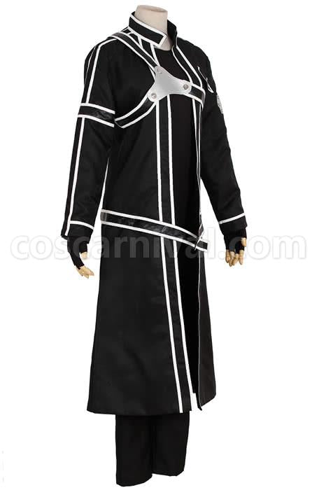 Sword Art Online Kirito Black Suit For Men Cosplay Costume