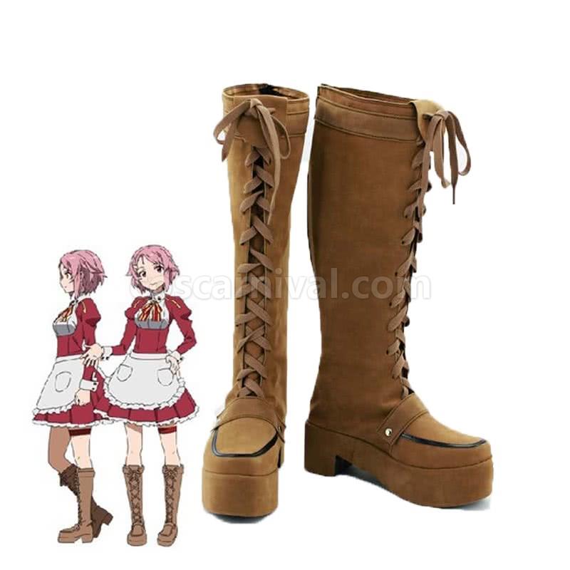 Sword Art Online Rika Shinozaki Cosplay Shoes coscarnival