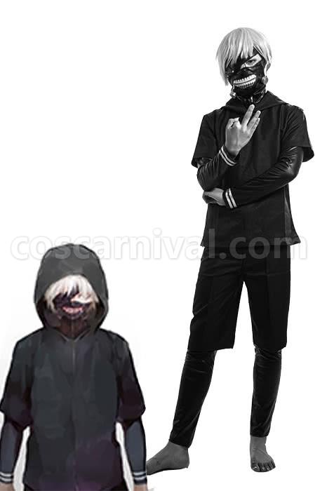 Tokyo Ghoul Ken Kaneki Battle Suits Cosplay Costume coscarnival