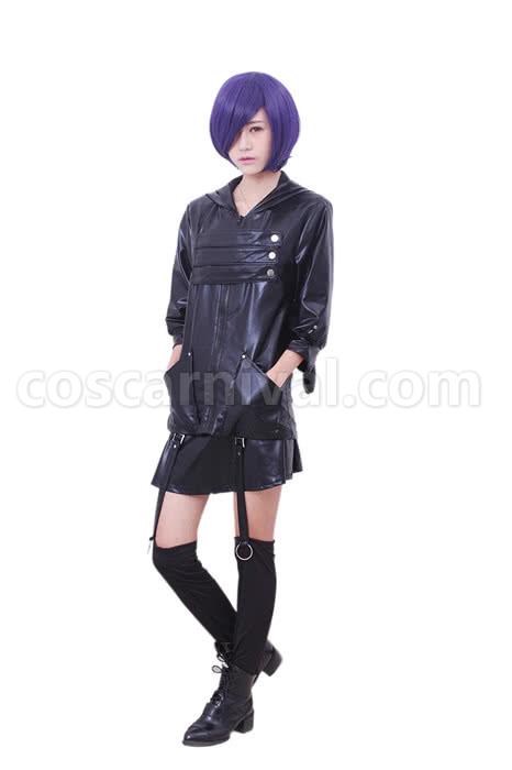 東京喰種トーキョーグール霧島桃香黒革投票所コスプレ衣装coscarnival
