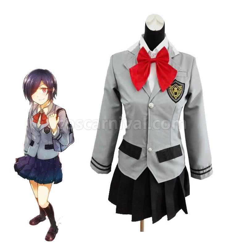 Tokyo Ghoul Touka Kirishima School Uniform Girl Suit Cosplay Costume coscarnival