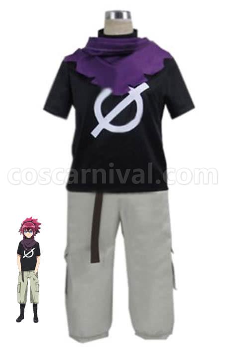 Twin Star Exorcists Shimon Ikaruga Cosplay Costume coscarnival