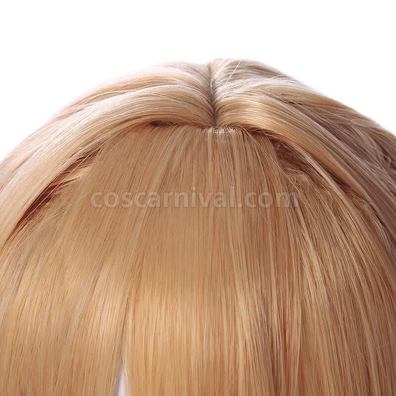 Violet Evergarden Violet Evergarden Synthetic Short Blonde Cosplay Costume  coscarnival