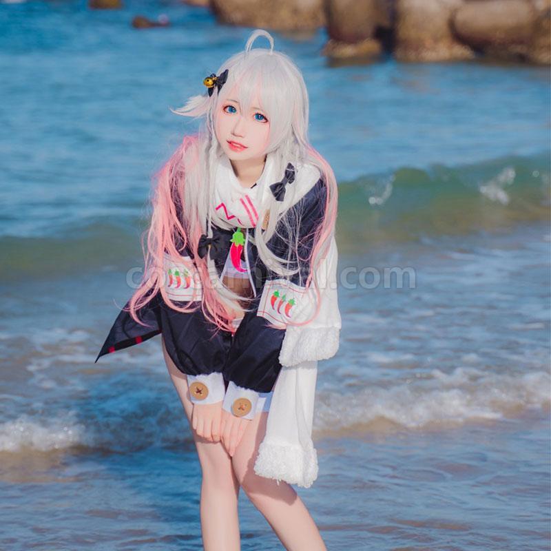 Kagura cosplay costume from Inuyasha, detail 9