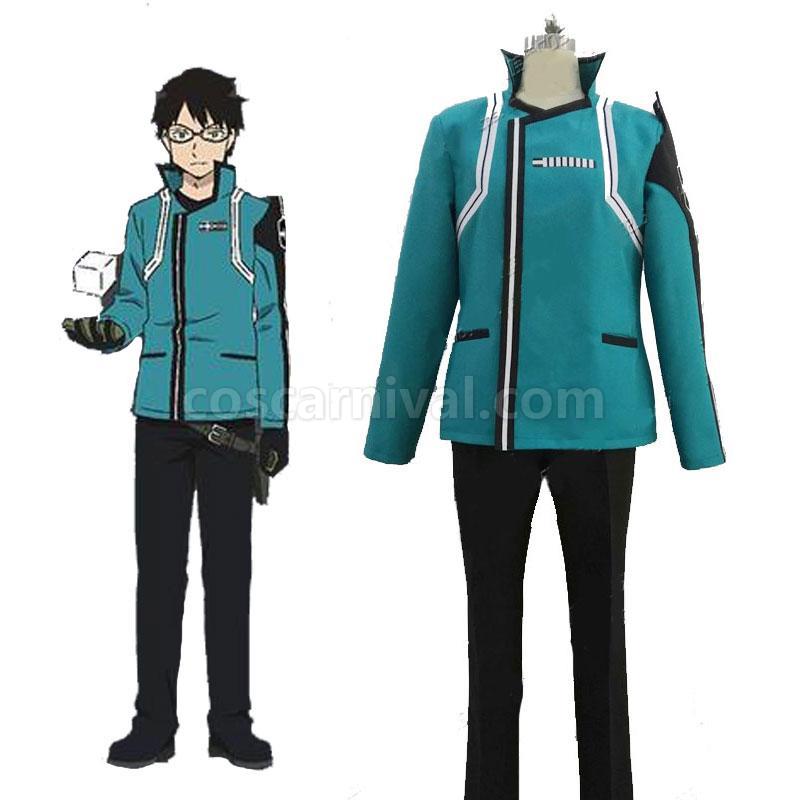 World Trigger Mikumo Osamu BlueCosplay Costume coscarnival