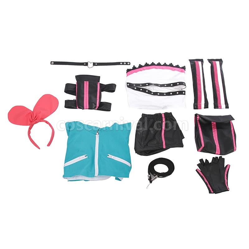 Kizuna AI cosplay costume from VTuber, detail 6