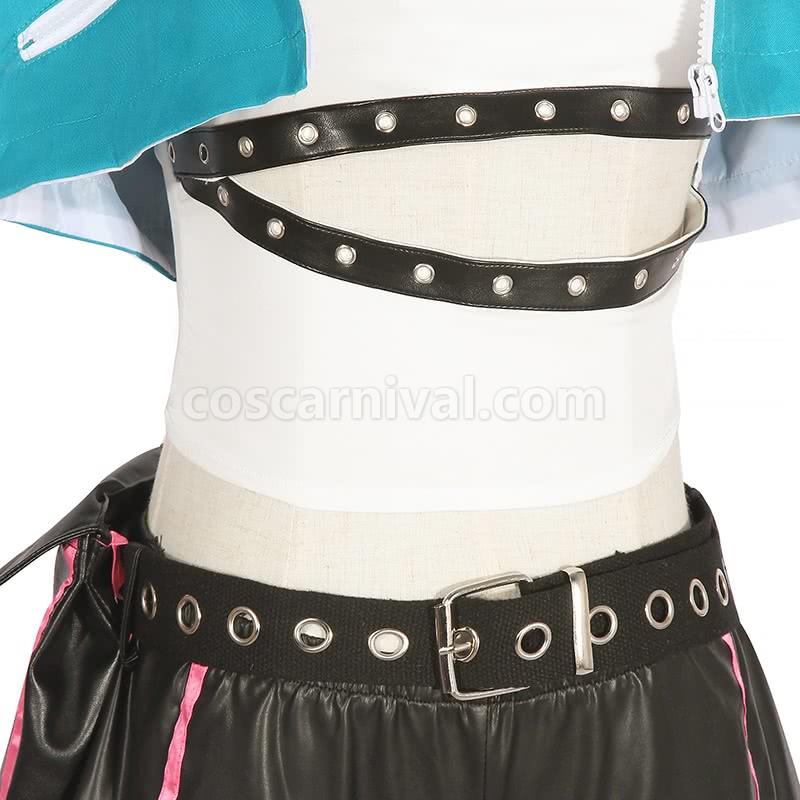 Kizuna AI cosplay costume from VTuber, belt detail
