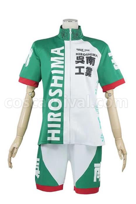 弱虫ペダル 呉南工業高校 待宮栄吉 サイクルジャージ コスプレ衣装