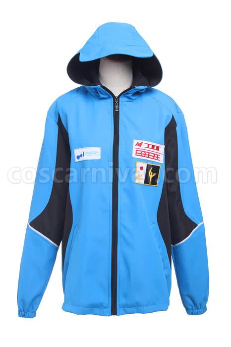 ユーリ!!! on ICE ゆりかつきブルースポーツウェアジャケットコスプレ衣装coscarnival