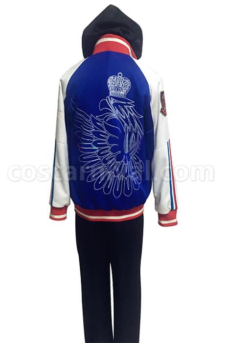 Yuri on Ice Yuri Plisetsky 블루 스포츠웨어 정장 코스프레 의상 coscarnival