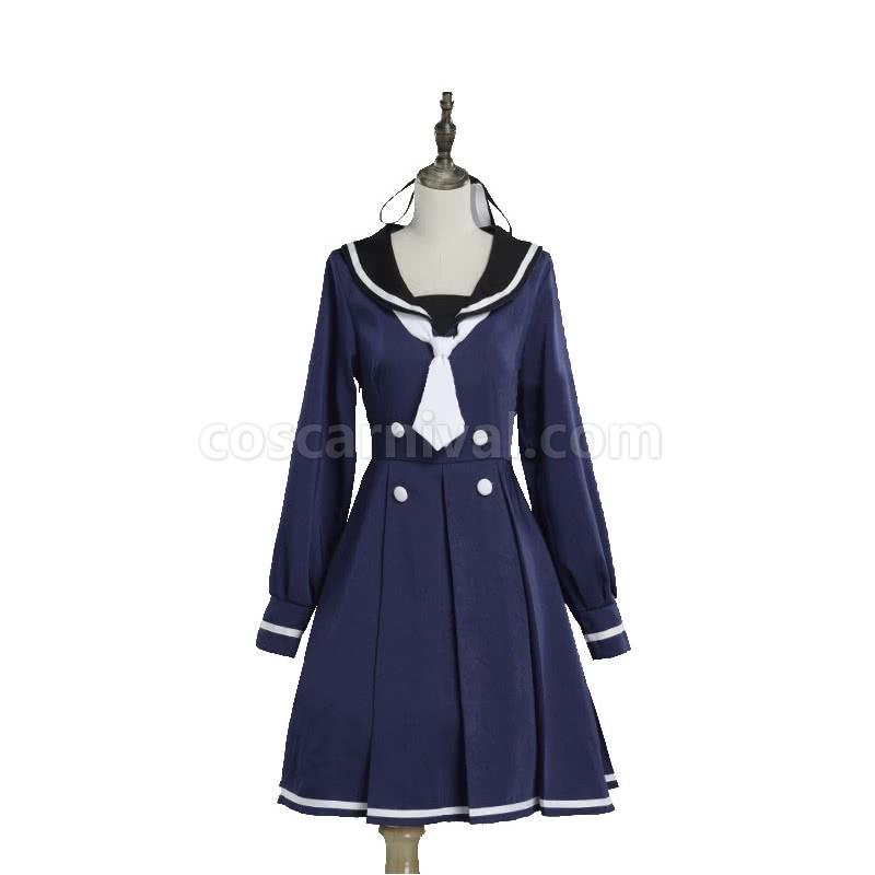 ZOMBIE LAND SAGA Konno Junko Uniform Dress Cosplay Costume coscarnival