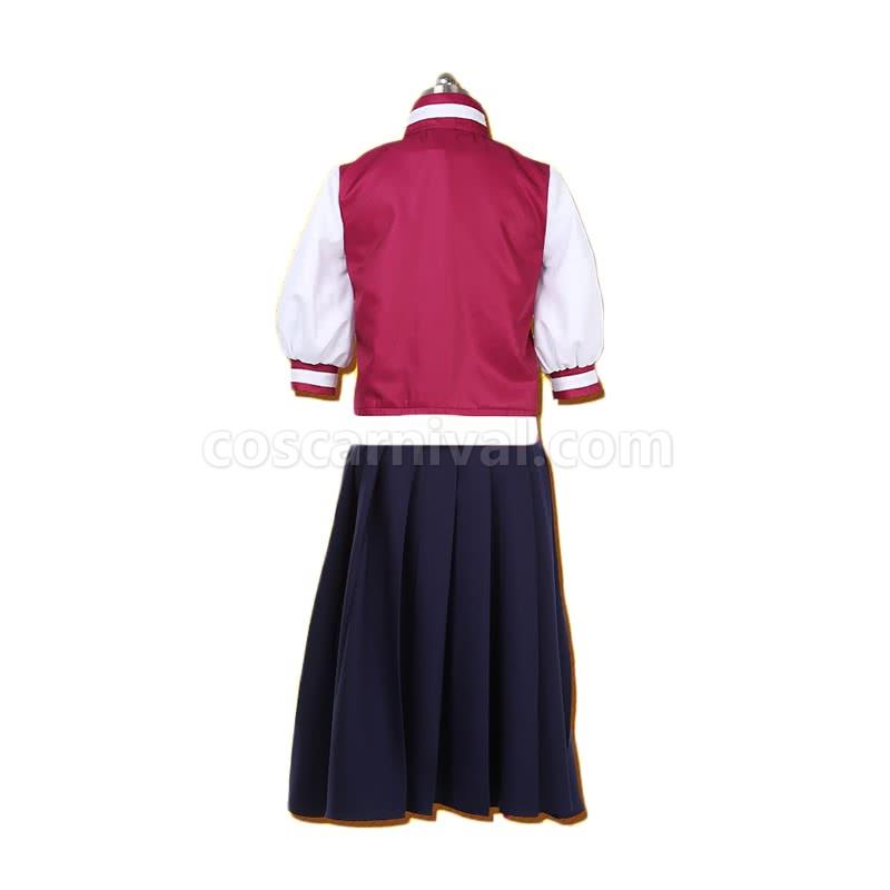 ZOMBIE LAND SAGA Nikaido Saki Full Sets Cosplay Costume, back view