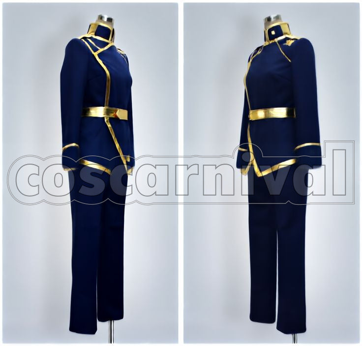 (Navy Blue) Cosplay cosplay costume from 07-Ghost Mikage, side view