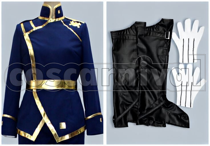 (Navy Blue) Cosplay cosplay costume from 07-Ghost Mikage, set view