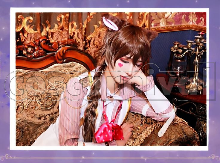 Princes and the Kingdom of Dreams Cheshire Cat Sun Awakening Cosplay cosplay costume from 100 Sleeping, front view 8