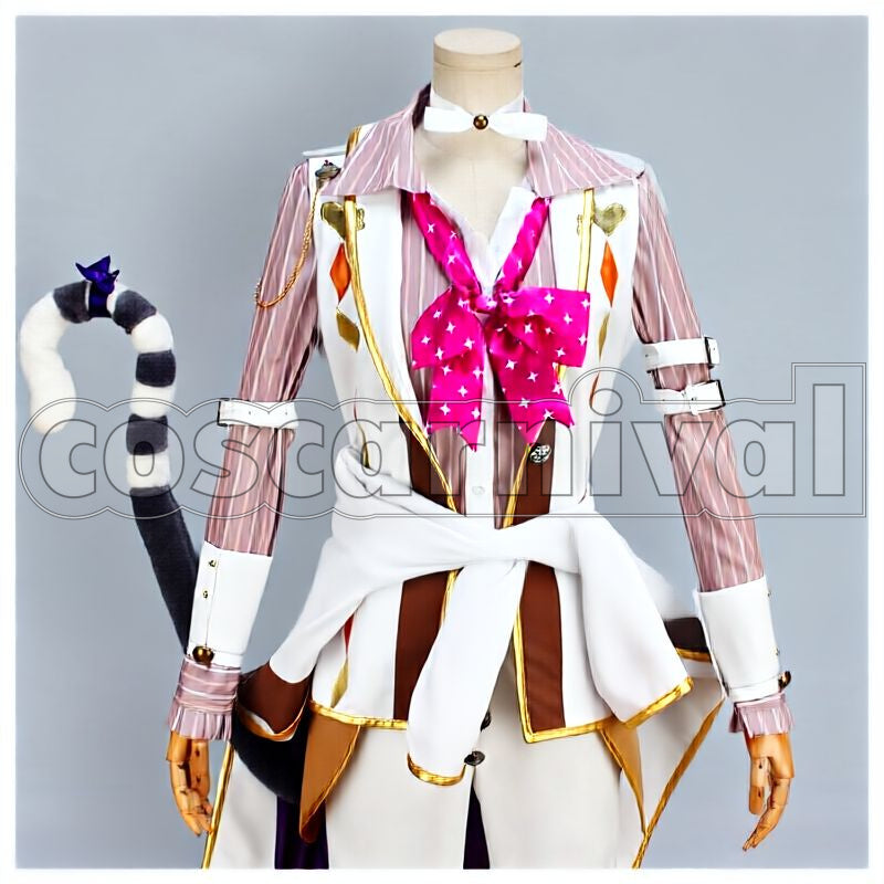 Princes and the Kingdom of Dreams Cheshire Cat Sun Awakening Cosplay cosplay costume from 100 Sleeping, front view 9