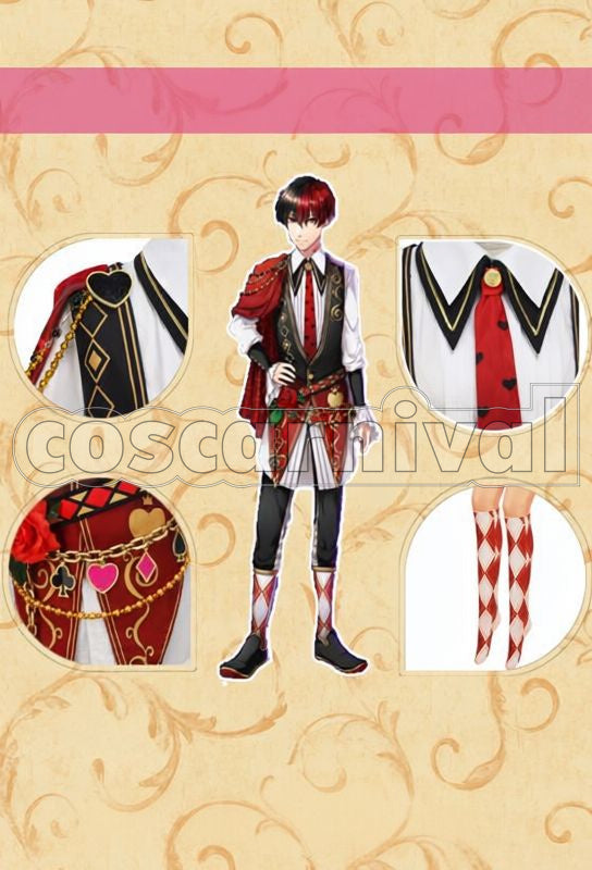 Princes and the Kingdom of Dreams Hearts Pre-Awakening Cosplay cosplay costume from 100 Sleeping, front view 6