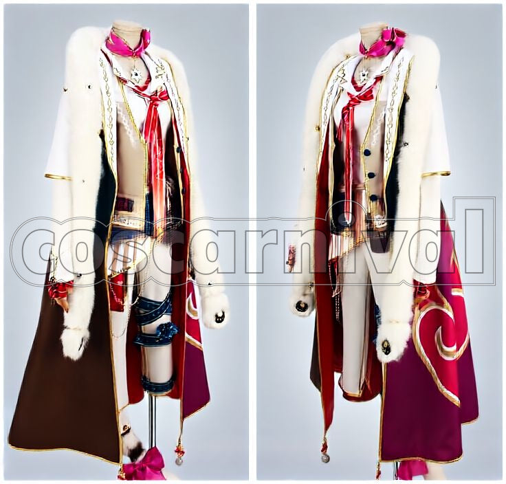 Princes and the Kingdom of Dreams Cheshire Cat SP Sun Awakening Cosplay cosplay costume from 100 Sleeping, front view 2