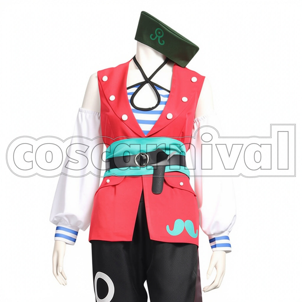 A3! Yuki Rurikawa Summer Troupe Third Performance 「 Weigh Anchor! Sky Pirates 」 Cosplay Costume