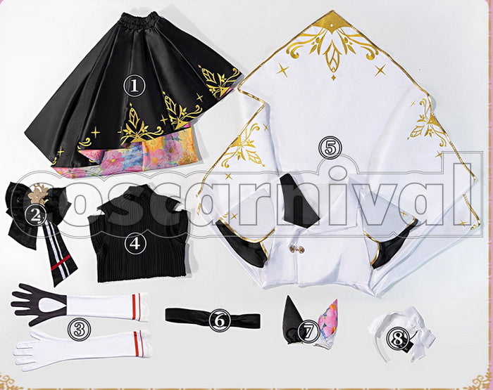 Umamusume: Pretty Derby Kira Kira Kira Kinfa Battle Outfit Anime Cosplay Outfit