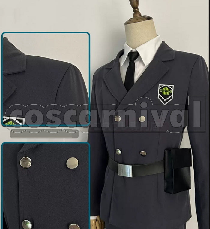 BLUE LOCK Rin Itoshi Hyoma Chigiri Meguru Bachira Reo Mikage Security Uniform Cosplay Costume