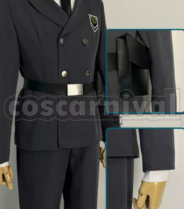BLUE LOCK Rin Itoshi Hyoma Chigiri Meguru Bachira Reo Mikage Security Uniform Cosplay Costume