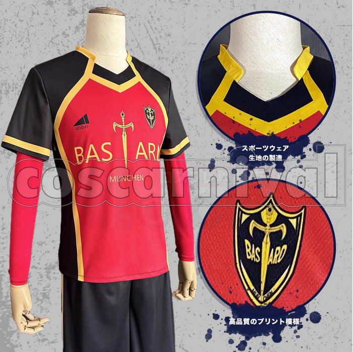 BLUE LOCK Michael Kaiser Alexis Ness Yoichi Isagi Full Group Cosplay Costume