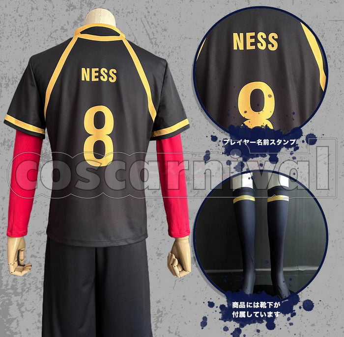 BLUE LOCK Michael Kaiser Alexis Ness Yoichi Isagi Full Group Cosplay Costume