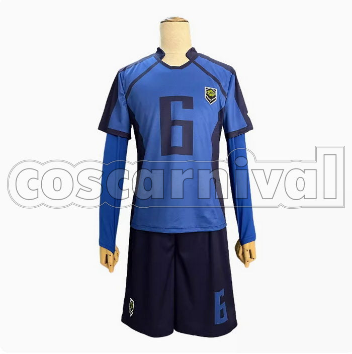 BLUE LOCK Meguru Bachira Yoichi Isagi Seishiro Nagi Hyoma Chigiri Full Group Cosplay Costume