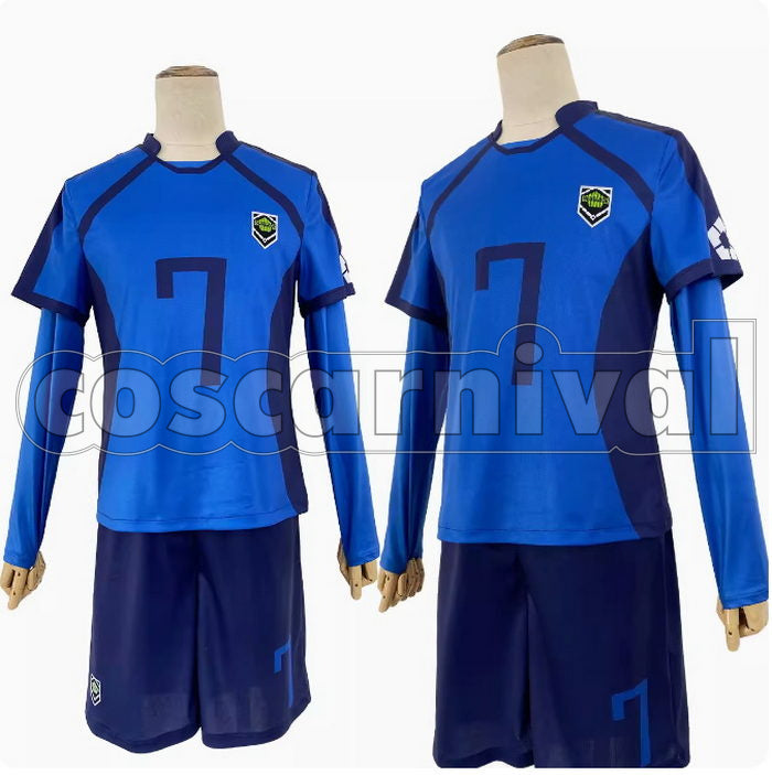 BLUE LOCK Meguru Bachira Yoichi Isagi Seishiro Nagi Hyoma Chigiri Full Group Cosplay Costume