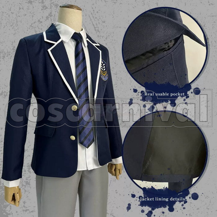 BLUE LOCK Yoichi Isagi High School Uniform Cosplay Costume