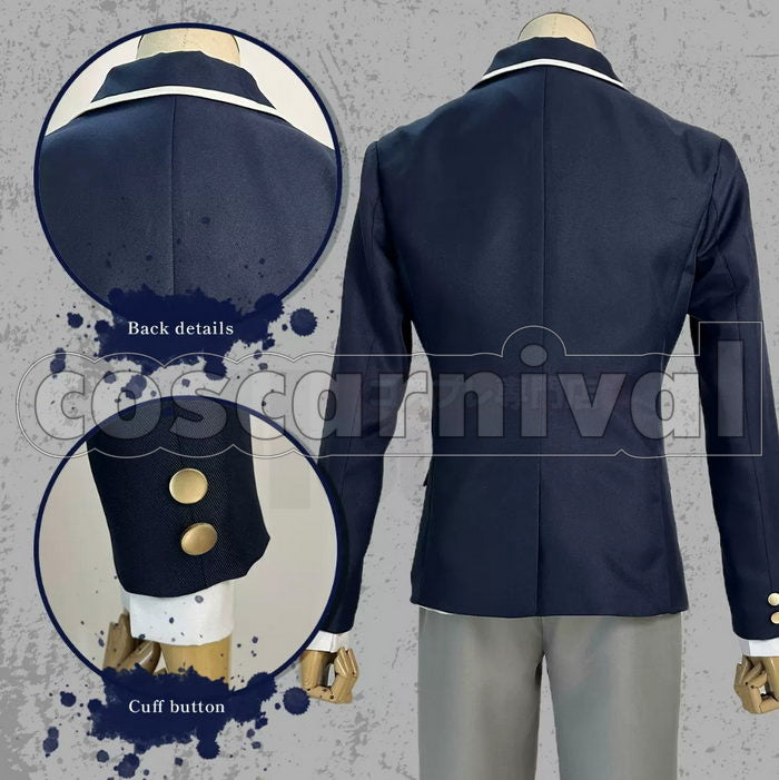 BLUE LOCK Yoichi Isagi High School Uniform Cosplay Costume