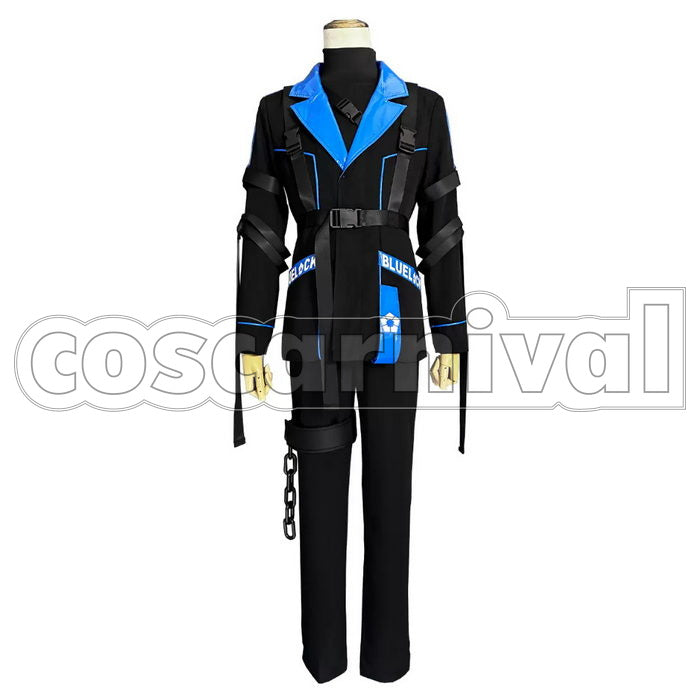 BLUE LOCK Hyoma Chigiri Cyberpunk Cosplay Costume
