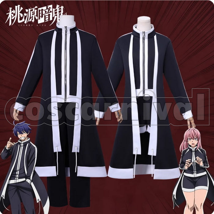 Tougen Anki Shiki Ichinose Kuina Sazanami Rasetsu Outfit Cosplay Costume