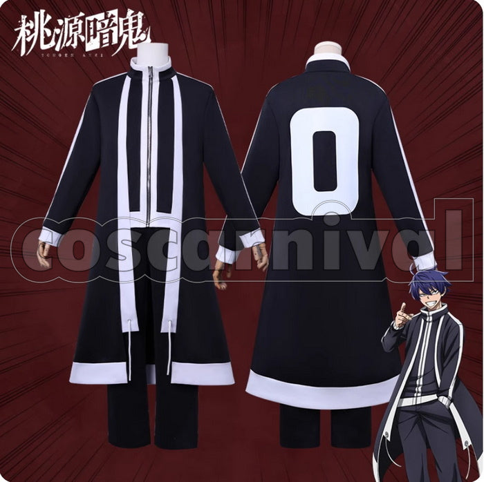 Tougen Anki Shiki Ichinose Kuina Sazanami Rasetsu Outfit Cosplay Costume
