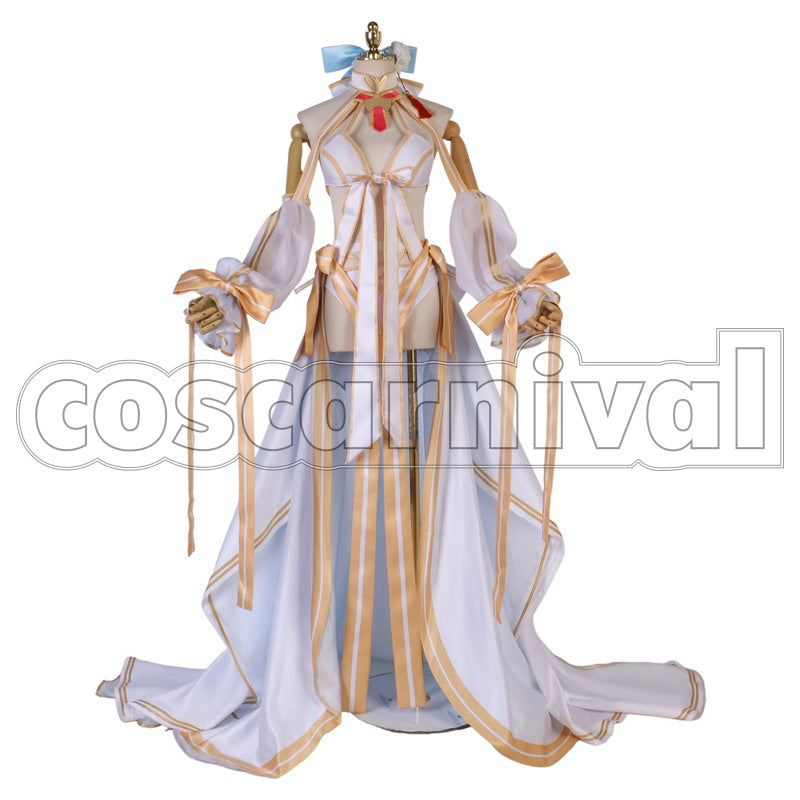 Fate/Grand Order Water Princess Morgan 8th Anniversary Cosplay Costume