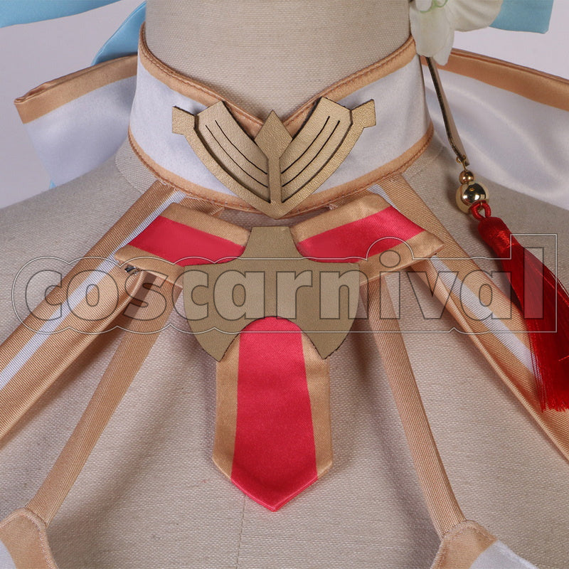 Fate/Grand Order Water Princess Morgan 8th Anniversary Cosplay Costume