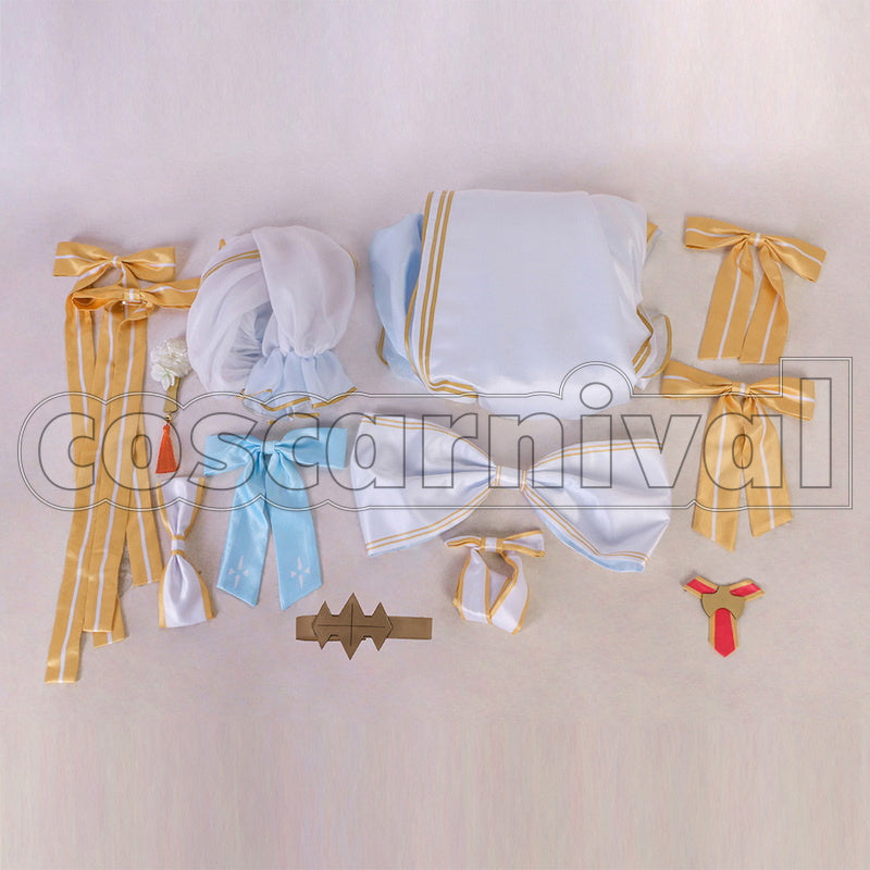 Fate/Grand Order Water Princess Morgan 8th Anniversary Cosplay Costume