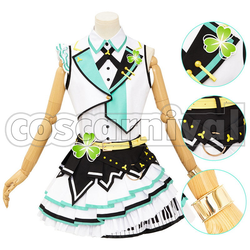 HATSUNE MIKU: COLORFUL STAGE! more jump Shizuku Hinomori Cosplay Costume