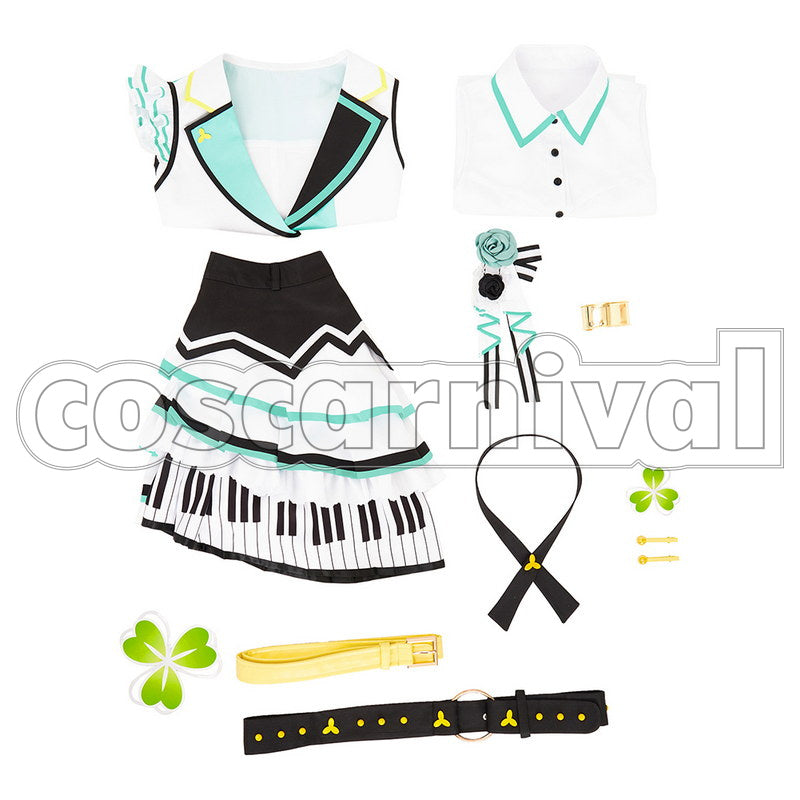 HATSUNE MIKU: COLORFUL STAGE! more jump Shizuku Hinomori Cosplay Costume