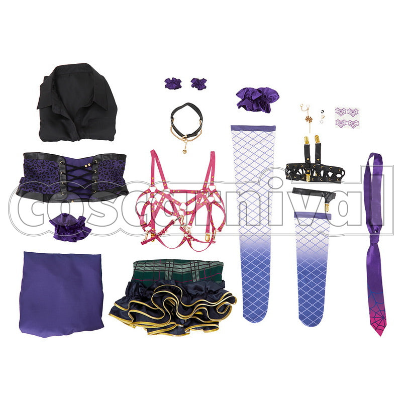 NIJISANJI Virtual VTuber Meloco Kyoran Cosplay Costume