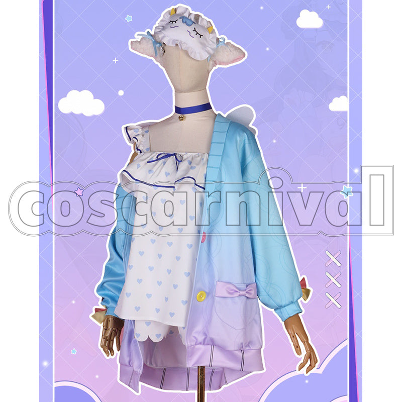 NIJISANJI VTuber Kokoro Amamiya New Outfit Cosplay Costume