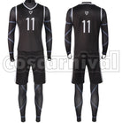 BLUE LOCK Seishiro Nagi Reo Mikage Black Sportswear Cosplay Costume