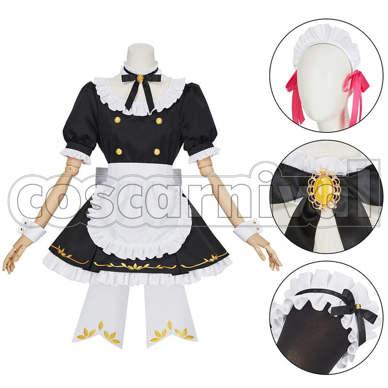 Fate/Grand Order Arcade Archer Kama Second Ascension Maid Cosplay Costume