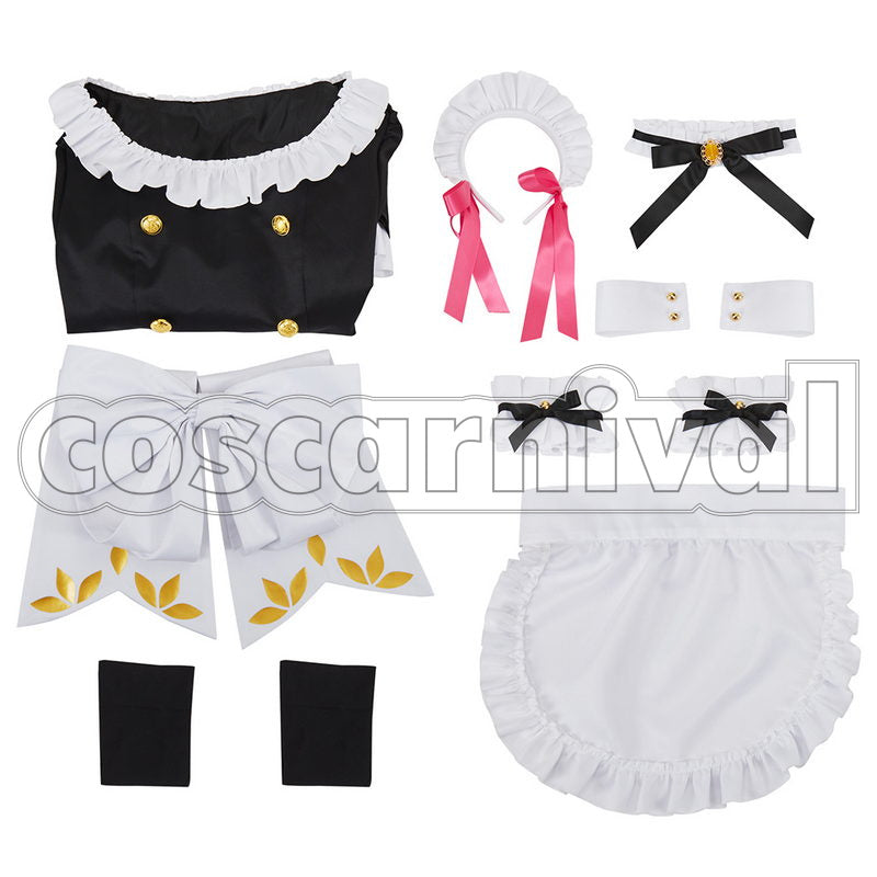 Fate/Grand Order Arcade Archer Kama Second Ascension Maid Cosplay Costume
